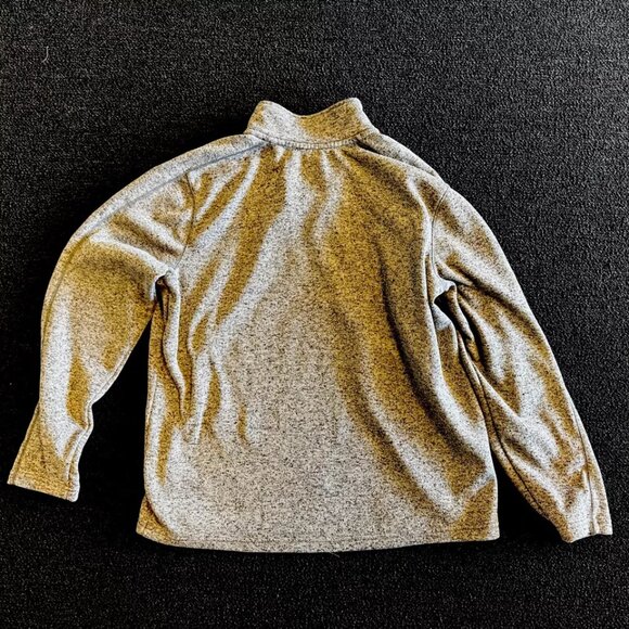 Eddie Bauer Mens XL Sweater Shirt 1/4 Zip Pullover Heather Gray - Picture 4 of 4